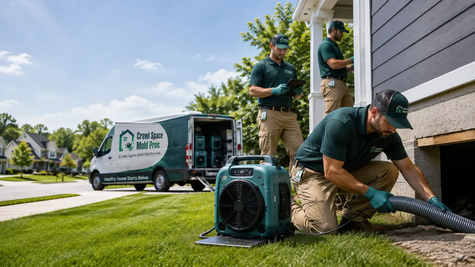 Crawl Space Mold Removal in Pierron, IL